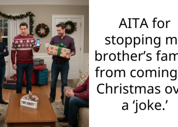 AITA for stopping my brother’s family from coming to Christmas over a ‘joke.’