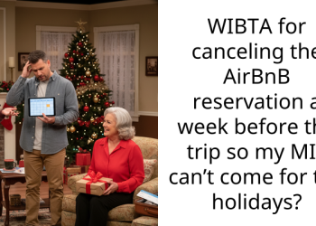 WIBTA for canceling the AirBnB reservation a week before the trip so my MIL can’t come for the holidays?