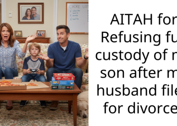 AITAH for Refusing full custody of my son after my husband filed for divorce?
