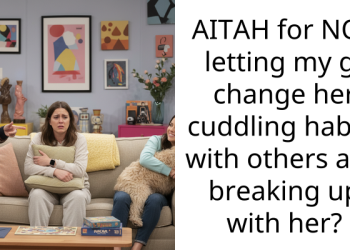 AITAH for NOT letting my gf change her cuddling habits with others and breaking up with her?