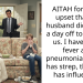 AITAH for being upset that my husband didn’t take a day off to care for us. I have a 103 fever and pneumonia, my son has strep, the other has influenza A