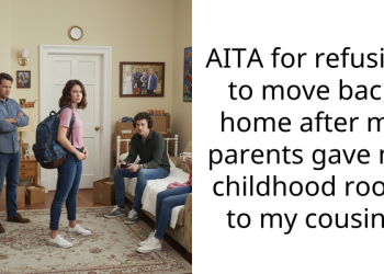 AITA for refusing to move back home after my parents gave my childhood room to my cousin?