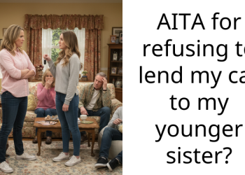 AITA for refusing to lend my car to my younger sister?