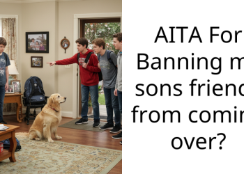 AITA For Banning my sons friends from coming over?