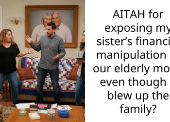 AITAH for exposing my sister’s financial manipulation of our elderly mom, even though it blew up the family?