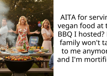 AITA for serving vegan food at the BBQ I hosted? My family won’t talk to me anymore and I’m mortified.