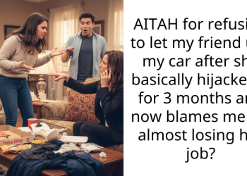 AITAH for refusing to let my friend use my car after she basically hijacked it for 3 months and now blames me for almost losing her job?