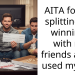 AITA for not splitting my winnings with my friends after I used my bet?