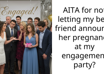 AITA for not letting my best friend announce her pregnancy at my engagement party?