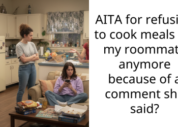 AITA for refusing to cook meals for my roommate anymore because of a comment she said?
