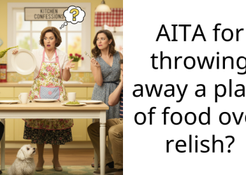 AITA for throwing away a plate of food over relish?