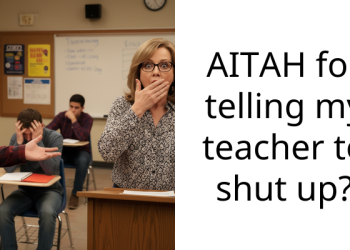 AITAH for telling my teacher to shut up?