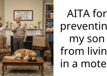 AITA for preventing my son from living in a motel?