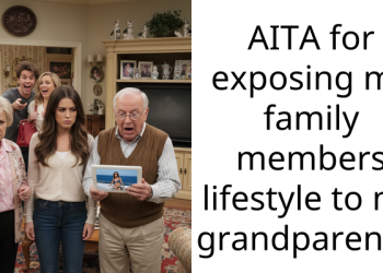 AITA for exposing my family members lifestyle to my grandparents?