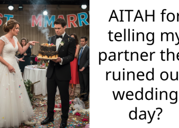 AITAH for telling my partner they ruined our wedding day?