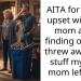 AITA for being upset with my mom after finding out she threw away the stuff my first mom left me?