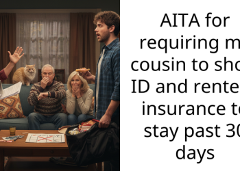 AITA for requiring my cousin to show ID and renter’s insurance to stay past 30 days