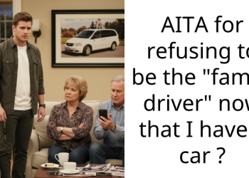 AITA for refusing to be the “family driver” now that I have a car ?