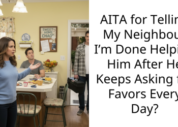 AITA for Telling My Neighbour I’m Done Helping Him After He Keeps Asking for Favors Every Day?