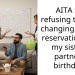 AITA for refusing to keep changing dinner reservations for my sister’s partner’s birthday?