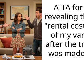 AITA for revealing the “rental costs” of my van after the trip was made?