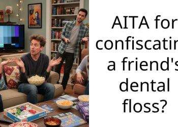AITA for confis**ting a friend’s dental floss?
