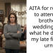 AITA for refusing to attend my brother’s wedding after what he did with my late fiancé’s urn?