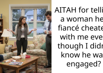 AITAH for telling a woman her fiancé cheated with me even though I didn’t know he was engaged?