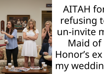 AITAH for refusing to un-invite my Maid of Honor’s ex to my wedding?