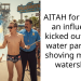 AITAH for getting an influencer kicked out of the water park after shoving me off a waterslide?