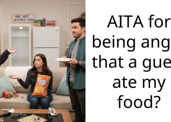 AITA for being angry that a guest ate my food?