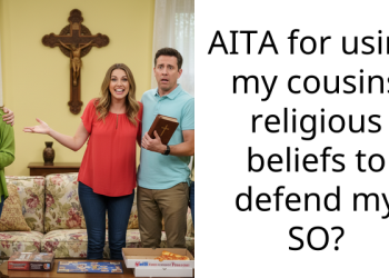 AITA for using my cousins religious beliefs to defend my SO?