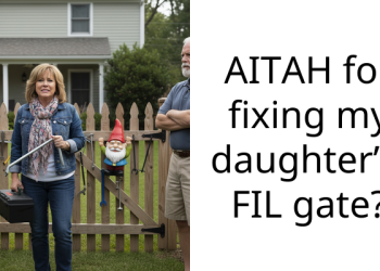 AITAH for fixing my daughter’s FIL gate?