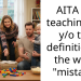 AITA for teaching a 3 y/o the definition of the word “mistake”
