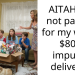 AITAH for not paying for my wife’s $800 impulse delivery?
