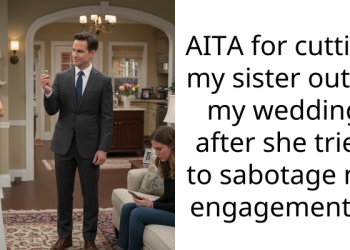AITA for cutting my sister out of my wedding after she tried to sabotage my engagement?