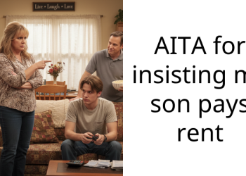 AITA for insisting my son pays rent
