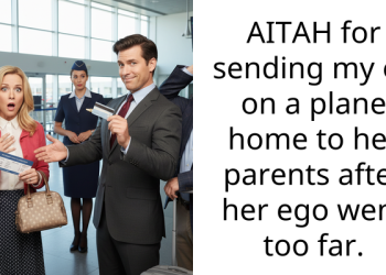 AITAH for sending my ex on a plane home to her parents after her ego went too far.
