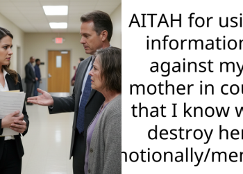 AITAH for using information against my mother in court that I know will destroy her emotionally/mentally?