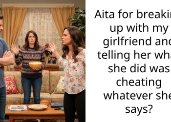Aita for breaking up with my girlfriend and telling her what she did was cheating whatever she says?
