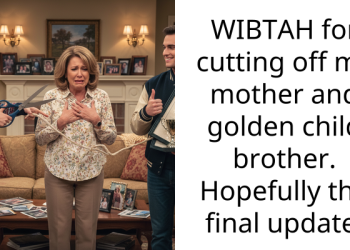 WIBTAH for cutting off my mother and golden child brother. Hopefully the final update.