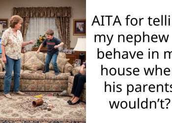 AITA for telling my nephew to behave in my house when his parents wouldn’t?