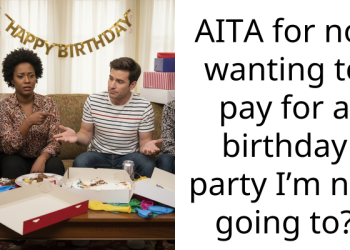 AITA for not wanting to pay for a birthday party I’m not going to?