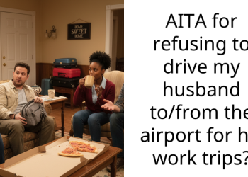 AITA for refusing to drive my husband to/from the airport for his work trips?