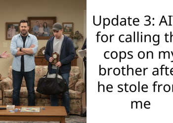 Update 3: AITA for calling the cops on my brother after he stole from me