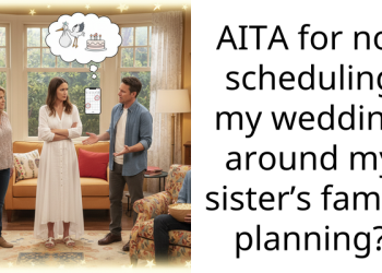AITA for not scheduling my wedding around my sister’s family planning?
