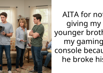 AITA for not giving my younger brother my gaming console because he broke his