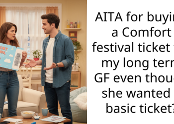 AITA for buying a Comfort festival ticket for my long term GF even though she wanted a basic ticket?