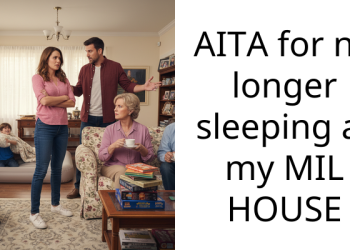 AITA for no longer sleeping at my MIL HOUSE