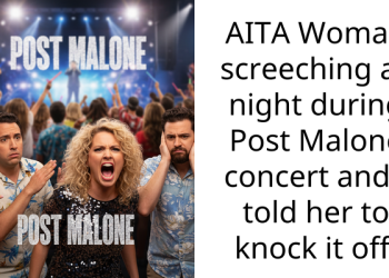 AITA Woman screeching all night during Post Malone concert and I told her to knock it off.